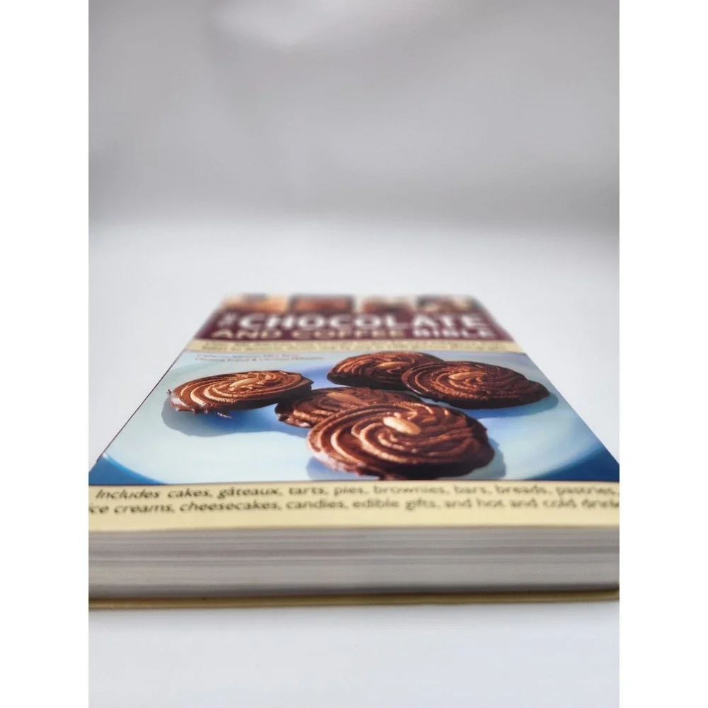 Chocolate & Coffee Bible Hardcover Cookbook Hermes House Recipes Techniques